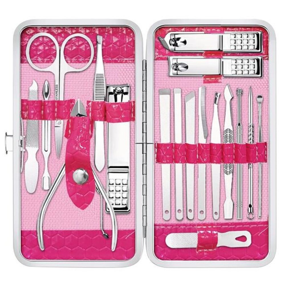 Gift for Women/Men,Nail Care kit Manicure Grooming Set with Travel Case -
